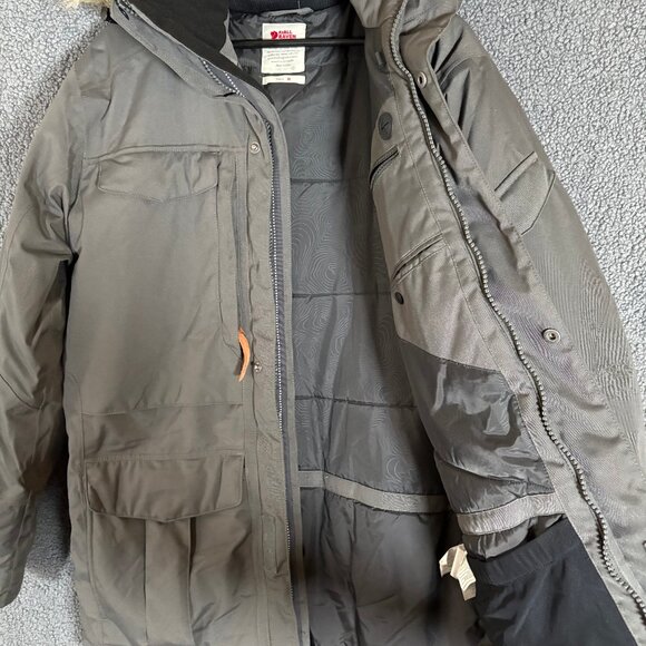 Fjallraven Yuplk Parka Winter Jacket - Men's Size M - Green - Picture 4 of 13